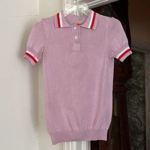 FLAWED marianna senchina | knit top Polo styling cotton / viscose